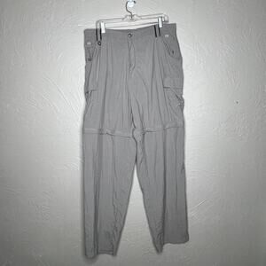 Redington Men's Convertible Zip-Off Hiking Pants XL/32 Gray
